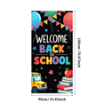 thumbnail image 3 of Welcome Back to School Banner Colorful Educational Backdrop Celebration Classroom Decor Party Supplies Bulletin Display Sign Reusable Event Decoration Festivity, 3 of 4