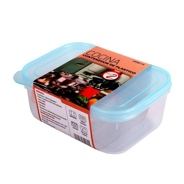 Contenedor Prichos Tabandkit de Plástico para Cocina Kit 2 Piezas