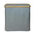 thumbnail image 2 of Oceanstar Double Soft Sided Laundry Hamper Sorter With Bamboo Rim Lid, 2 of 2