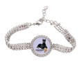 thumbnail image 1 of Tobin, el feroz otomano. Pulsera de tobillera de cadena de tenis, joyería de diamantes, 1 of 3