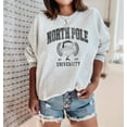 thumbnail image 2 of NORTH POLE UNIVERSITY Graphic Unisex Fleece Pullover, 2 of 4