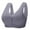 Gray, variant on skpabo Women's Push Up Bra Backless Bra Front Open Buckle Without Steel Ring Lace Bra Ultra-Thin Models Large Size Bra for Holiday Outgoing Size