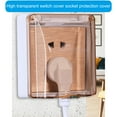 thumbnail image 6 of 86 Type Socket Waterproof Box Plastics Electrical Outlet Cover Splashes Guard Box Cover for Bathroom, Kitchen, Balcony, 6 of 9