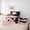 Black Pink B, variant on Erosebridal Letter L Bedding Comforter Set 7 Pieces for Girl, Cherry Blossoms Full Bedding Set, Black Pink