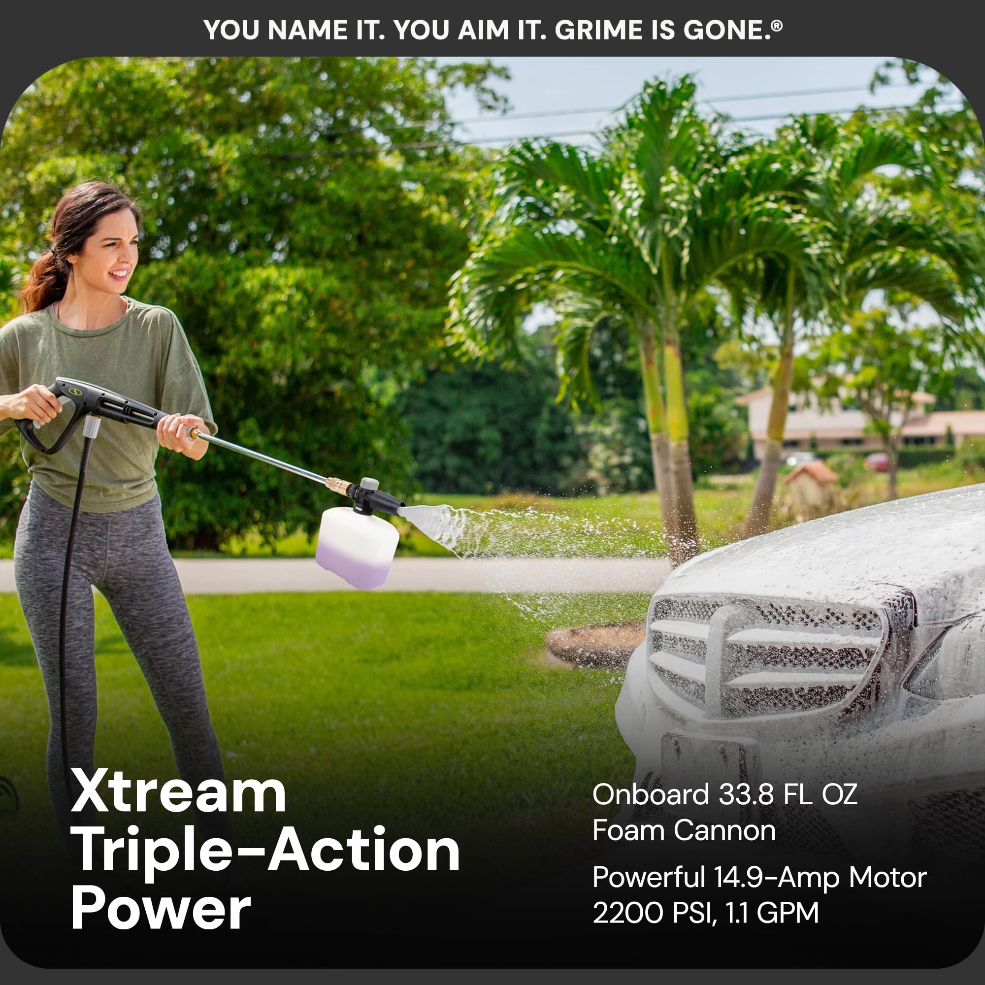 Open Box Sun Joe 14.9 Amp XTREAM Clean Electric Pressure Washer with 34" Wand