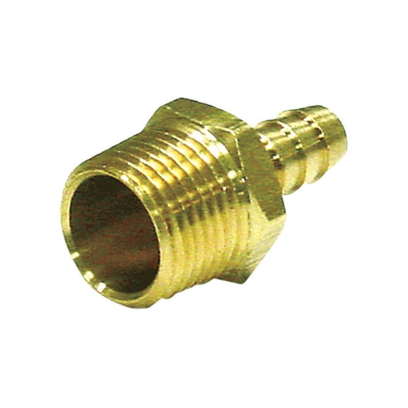 BARB HOSE 1/2X3/8MPT LF (Pack of 5)