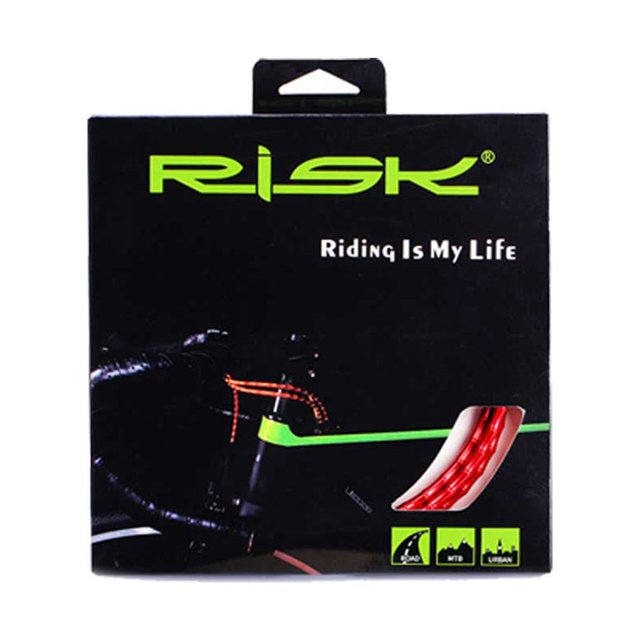 Sonducket Carcasa de tubo de Cable de bicicletas de riesgo, tubo de Cable de bicicleta de bambú, reparación de accesorios de línea de ciclismo Ciclismo Rojo Bicicleta de carretera
