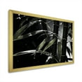 thumbnail image 4 of Designart "Black And White Photo Of Bamboo I" Bamboo Picture Framed Wall Art Living Room, 4 of 5