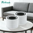 thumbnail image 2 of Fil-fresh 2-Pack Core 300 Replacement Filter Compatible with LEVOIT Core 300 and Core 300S Air Purifier, H13 True HEPA & Activated Carbon, Replace Core300-RF, White, 2 of 11