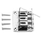 thumbnail image 4 of Wosthever Sistema de puente de guitarra eléctrica con llave Kit de reemplazo de instrumento de cuerda de 3 cuerdas para músico profesional principiante Accesorios para instrumentos musicales Plata Wosthever OD026075-03, 4 of 6