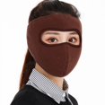 thumbnail image 1 of Máscara de otoño e invierno cálida y gruesa para el cuello y las orejas, para hombres y mujeres, a prueba de viento, para montar en coche eléctrico, máscara facial completa, 1 of 6