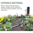 thumbnail image 5 of Garden Irrigation Hose Connector, Barbed Tee Connectors Drip Irrigation for 1/2 Inch to 1/4 Inch Irrigation Tube 6 Way Watering Accessories, Green, 5 of 5