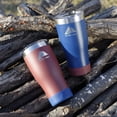 thumbnail image 3 of Ozark Trail 2 Pack Stainless Steel Vacuum Tumblers, 20oz, Maroon and Navy Blue, 3 of 8