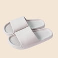 thumbnail image 4 of Men Women Slide Sandals EVA Light Gray Lightweight Comfort Foam Non Slip Waterproof for Pool Beach Indoor Outdoor,Size 7.5-9, 4 of 6