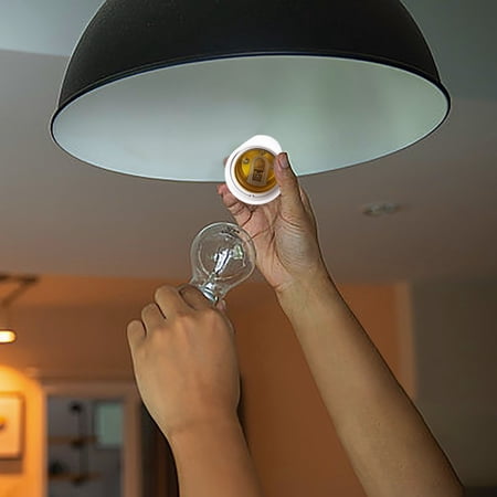 Light Socket Converter Heat Resistant Fireproof Bulb Base Adapter Insulated GU24/G24 to E27 Lamp Socket Transformer for LED Incandescent CFL Light Bulbs