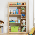 thumbnail image 4 of MoNiBloom Wood 5 Tiers Bookshelf, Books Toys Display Storage Bookcase, Natural, for Home, 4 of 10
