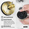 thumbnail image 3 of Suction Cup Hook for Bathroom Towel Rack Stainless Steel Vacuum Showe, 3 of 5