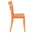 thumbnail image 4 of Compamia Tiffany Chaise de Salle à Manger de Patio Orange, 4 of 11