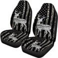 thumbnail image 5 of Pzuqiu Deer Flag Car Seat Cushion Trendy Accessories Full Set Front Seat Cover, Non-Slip Breathable Compatible with Trucks Cars Most Sedans, 5 of 10