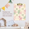 thumbnail image 4 of FORMRS Acrylic Clipboard with Low Profile Clip Standard A4 Letter Size, 12.5" x 9", Light Pink Geometric, 4 of 8