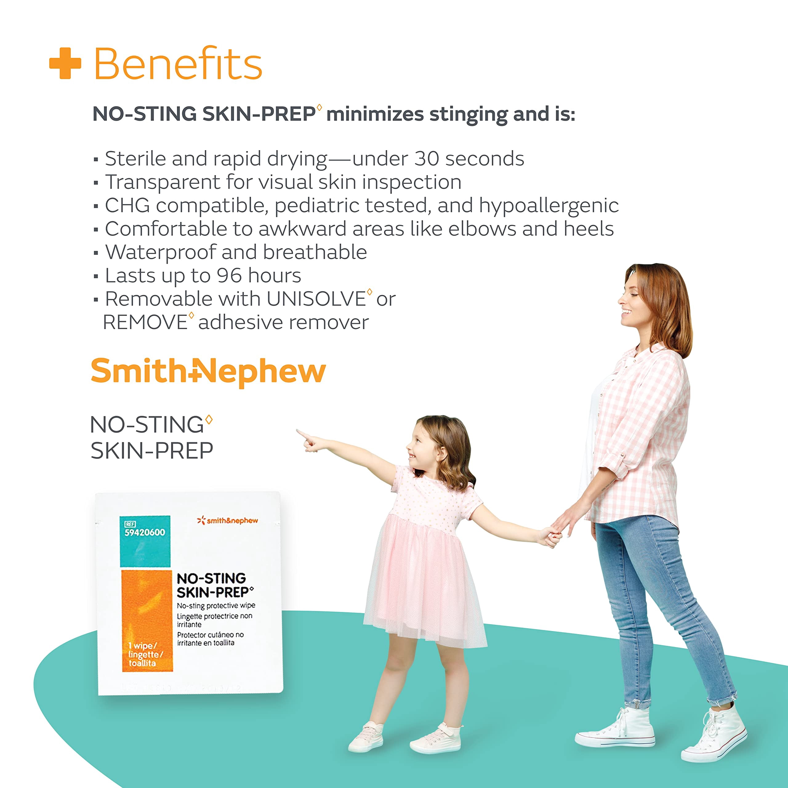 No-sting Skin-prep Protective Wipes Each (1 Each)