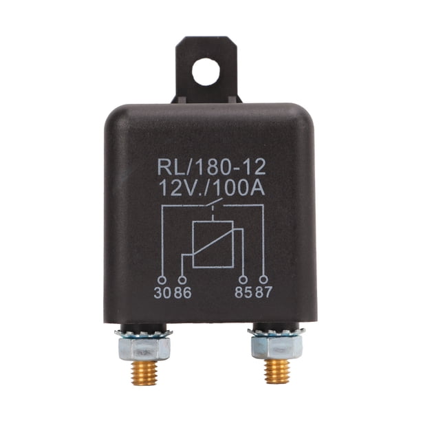 Relé de arranque, interruptor de relé de carga aislante de batería para coches, motocicletas, arrancadores, motores, GPS, 12V Jadeshay A