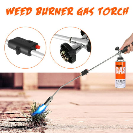 Portable Weed Burner Tool Butane Gas Torch Outdoor Garden Shrub Grass