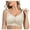 Beige, variant on Women's Comfortable Thin Latex Underwire Bra with Rabbit Ear Design for All Day Wear Support