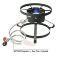 thumbnail image 6 of GOLDDOMUS 15’’ Wide Outdoor Cooker with High-Pressure Steel Hose, Propane Burner Camp Stove for Outdoor Camping, 6 of 7
