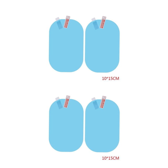 Sidaley 2 uds. Espejo retrovisor para coche, película antilluvia, espejo Universal para coche, antivaho impermeable a prueba de polvo Type5 NO5