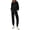 Black, variant on Women's Two Piece Outfits Sweatsuits Lounge Sets Hoodies Sweatshirt Joggers Sweatpants Fall Fashion Clothes