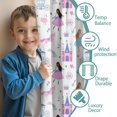 thumbnail image 3 of Blackout Kids Curtains,Princess Castle & Unicorn Pattern Childrens Insulated Curtains Set Of 2,Bedroom Essentials,Toddler Room Decor 42"x84", 3 of 5