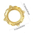 thumbnail image 2 of Vintage Gold Mini Picture Frames - Elegant Resin Photo Holders with Intricate Carvings for Jewelry Displays, Photography Props, and Home Decor, 2 of 5