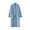 Light Blue, variant on Arlun Women's Long Robes Plain Soft Bathrobe Warm Button down Long Sleeve Housecoat Fuzzy Comfy Spa Pajama Robes with Pockets Loungewear Sleepwear White XL