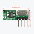 thumbnail image 2 of Superheterodyne RF Receiver Module 3.3V-5.5V DIY for Arduino UNO (433 MHz), 2 of 9