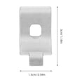 thumbnail image 2 of ADDHAT 20Ud Clips De Soporte Ajustables Para Estantes Plata Material Aluminio Para Uso Decorativo, 2 of 8