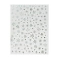 thumbnail image 1 of Christmas White Snowflake Crystal Face Decoration Sticker, 1 of 8