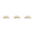 thumbnail image 1 of Bewildely Wall Sticker Cartoon Rainbow Self-adhesive Wallpaper Home Decals Child Nursery Living-Room Decorations PVC Room Beautify Type1, 1 of 6