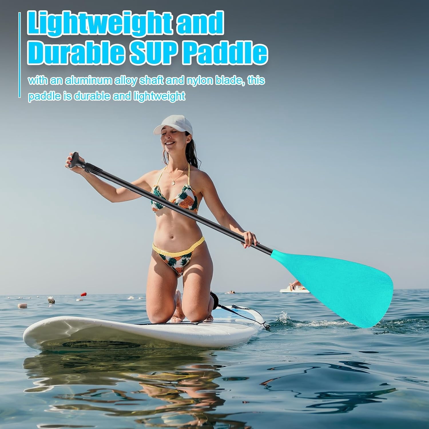 Adjustable Detachable Stand Up Paddle Board Oar Set Aluminum Alloy Shaft Kayak Surfing Fishing