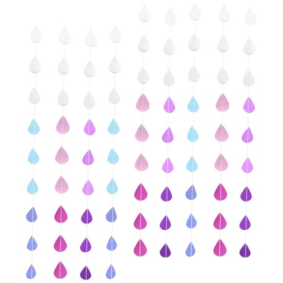 EXHUMKY Guirnalda Colgante En Con De Lluvia Para De Eventos