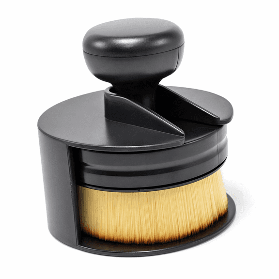SELVORIA Foundation Makeup Brush, Travel Kabuki Foundation Brush for Face & Body, Large Full Coverage Makeup Brushes for Blending Liquid, Cream or Flawless Powder Cosmetics