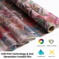 thumbnail image 6 of DKTIE 17.7"x78.7" Decorative Window Privacy Film with Floral Texture Pattern, Which Can Protect Against UV Rays, Static Electricity and Heat,Is Detachable and Suitable for Bedrooms and Balconies, 6 of 9