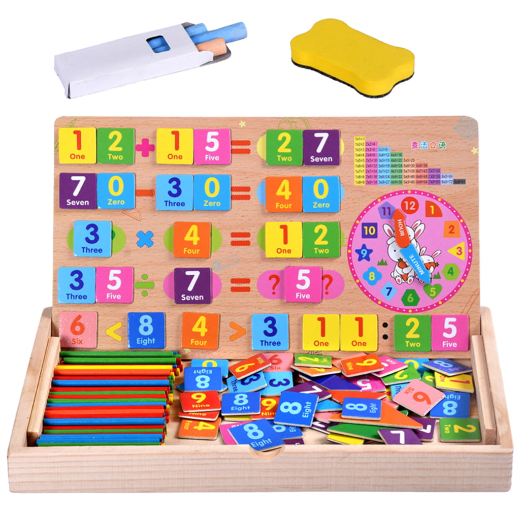 Baby Early Learning Wooden Numbers Stick Mathematics Counting Math Toys Best、Fad 