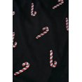 thumbnail image 5 of CHICWISH Women Christmas Shimmer Candy Cane Print Mesh Tulle Midi Skirt Cute High Waist A-Line Casual Holiday Skirts Black, 5 of 9