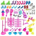 thumbnail image 2 of 88 piezas de artículos para muñecas Barbie, vestidos, zapatos, joyería, conjunto de ropa, accesorios Adepaton LL-0434, 2 of 4