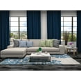 thumbnail image 7 of Linon Trio Medallion Hand Tufted Polyester 8'x10' Rug in Ivory, 7 of 7