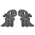 thumbnail image 2 of Stainelss Steel Cute Dinosaur Stud Earrings for Women Men Minimalist Jewelry Birthday Christmas Gift, 2 of 4