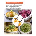thumbnail image 6 of Carrot Curler and Peeler, Black Carrot Spiral Shred Slicer Root Vegetables Fruits Slicer Sharpener Garnishing Tool (Plastic), 6 of 7