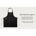 thumbnail image 5 of Apron For Men and Women Kitchen Cooking Canvas Aprons with Pockets, 5 of 5