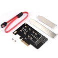 thumbnail image 2 of NGFF To PC E Adapter,2 Ports NGFF M.2 NGFF To PC X Adapter Impressive Results, 2 of 7